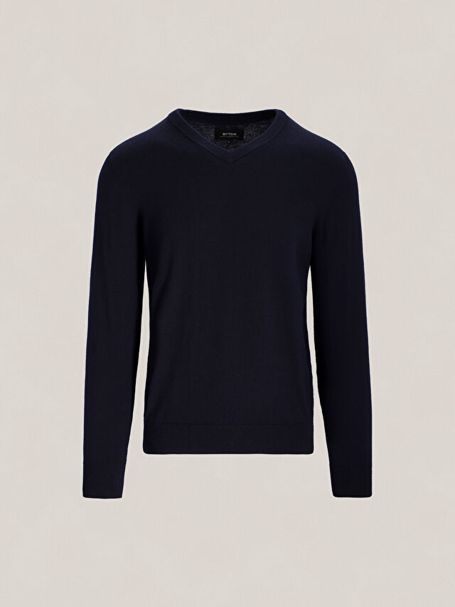 GRANATOWY SWETER PEASTON