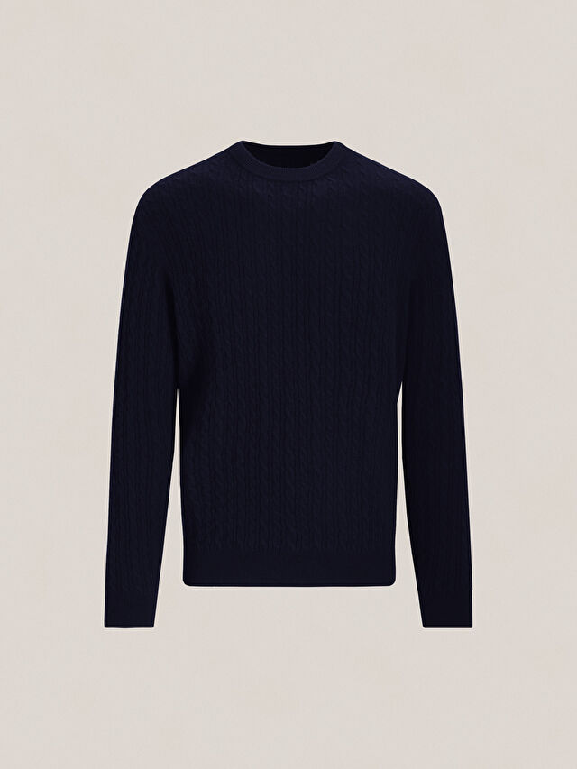 GRANATOWY SWETER JULIMES