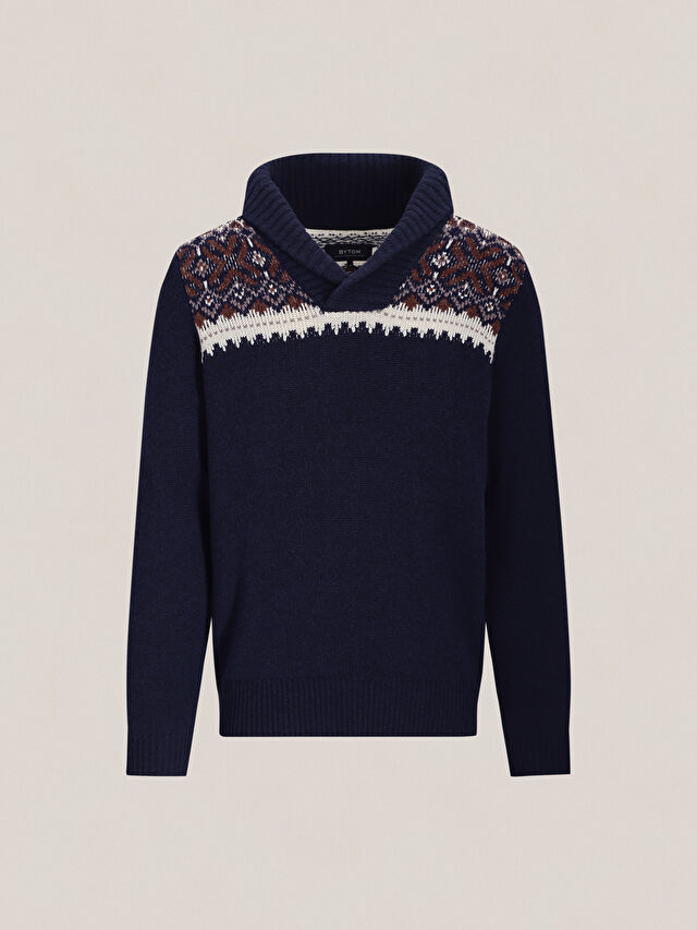 GRANATOWY SWETER CAMDEN