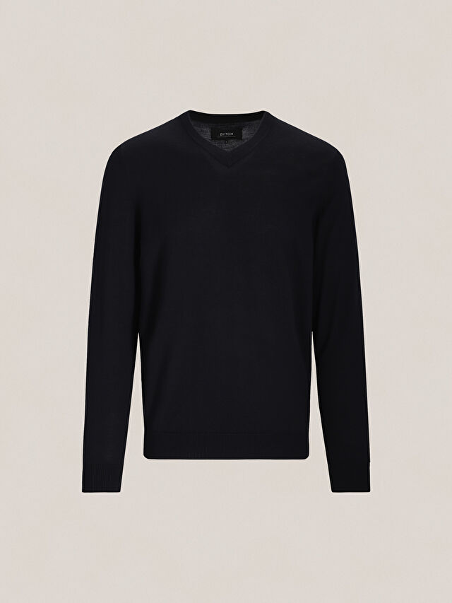 GRANATOWY SWETER GLASGOW