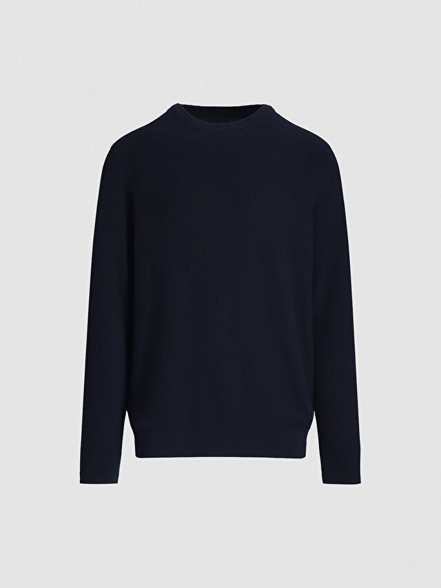 GRANATOWY SWETER ALBERTO