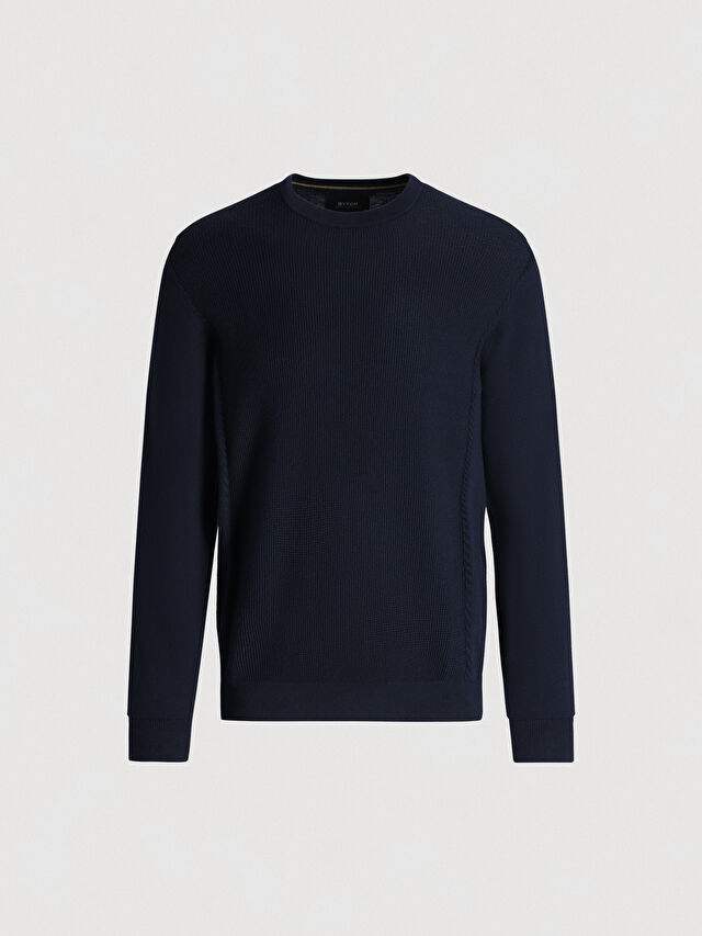GRANATOWY SWETER WARREN