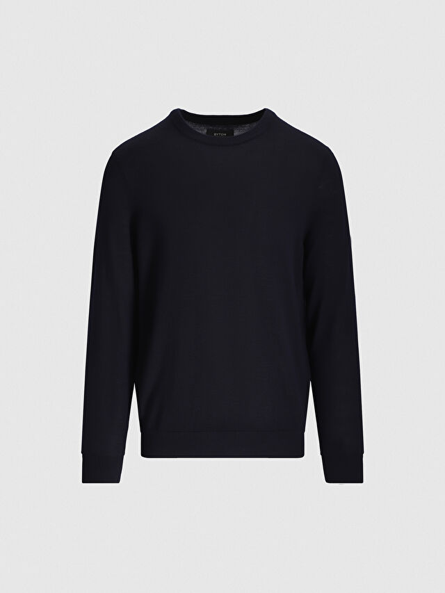 GRANATOWY SWETER LAUREL