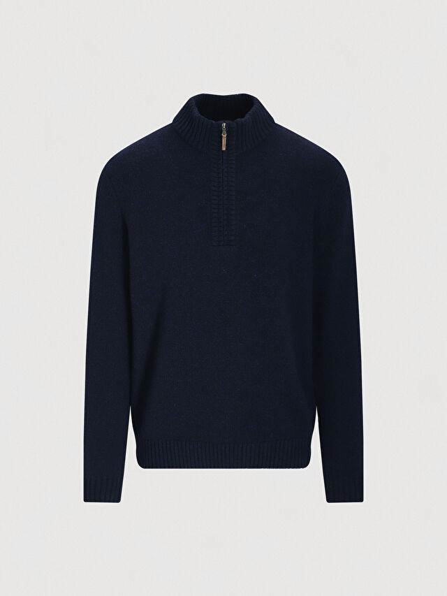 GRANATOWY SWETER TUDOR