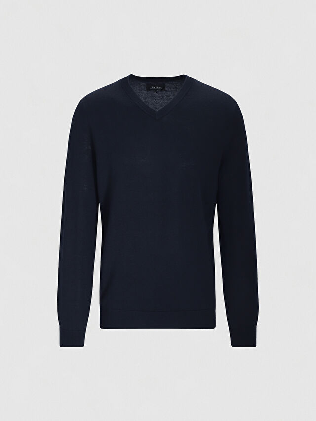 GRANATOWY SWETER GLASGOW