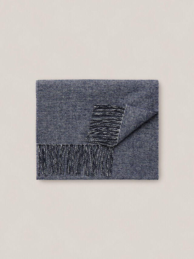 GRANATOWY SZAL WIFNEY