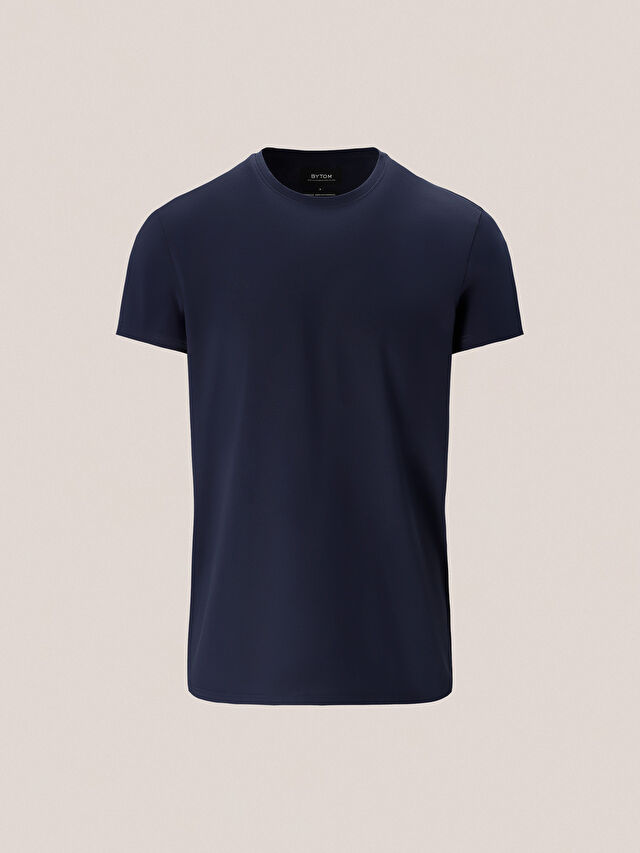 GRANATOWY T-SHIRT WELBURY