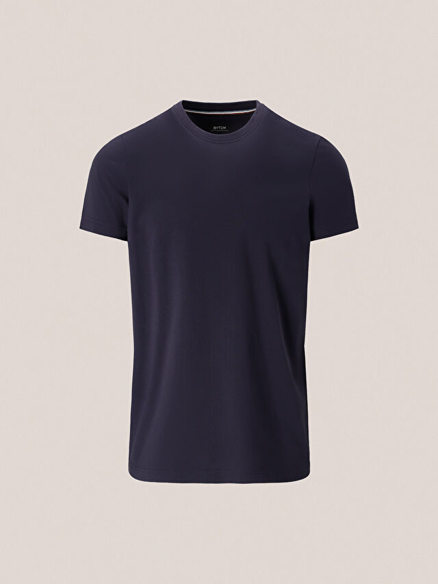 GRANATOWY T-SHIRT BRIGHTLIGESS