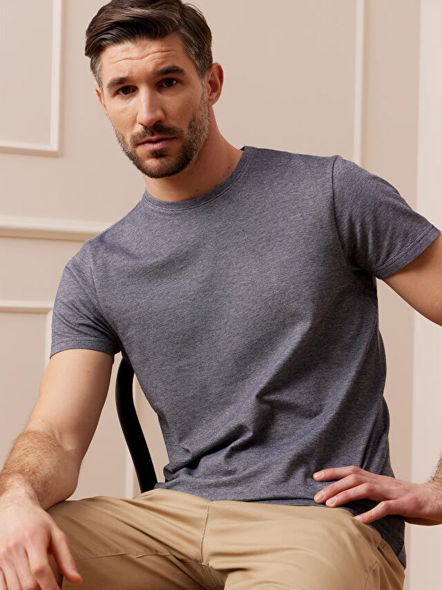 GRANATOWY T-SHIRT BULLAMOOR