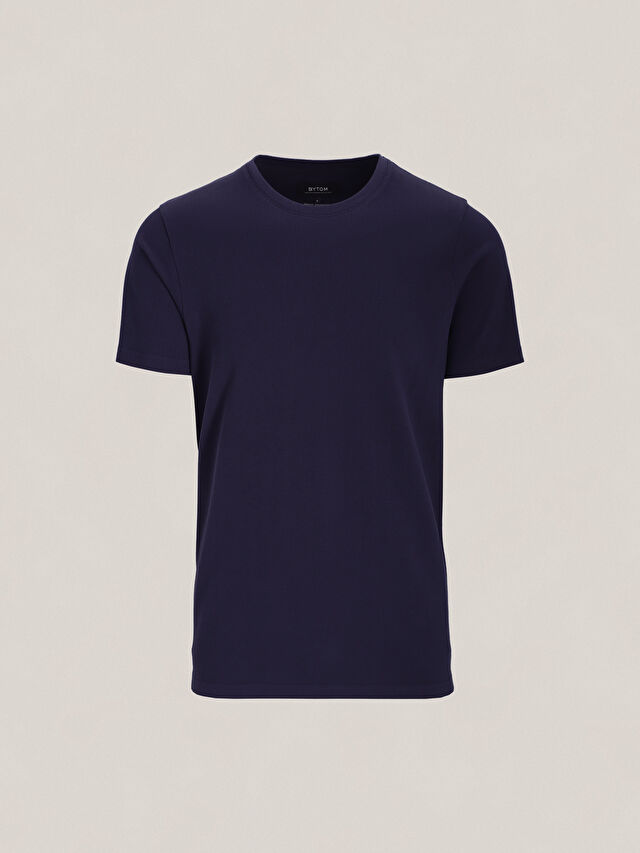 GRANATOWY T-SHIRT GOSFIELD