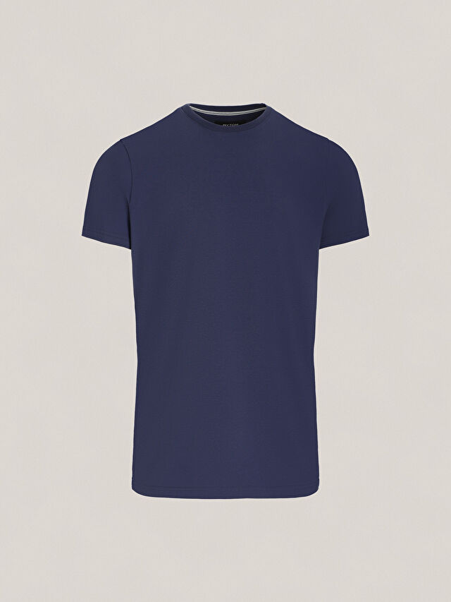 GRANATOWY T-SHIRT BELSAY