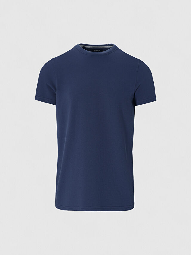 GRANATOWY T-SHIRT CRISSMOD