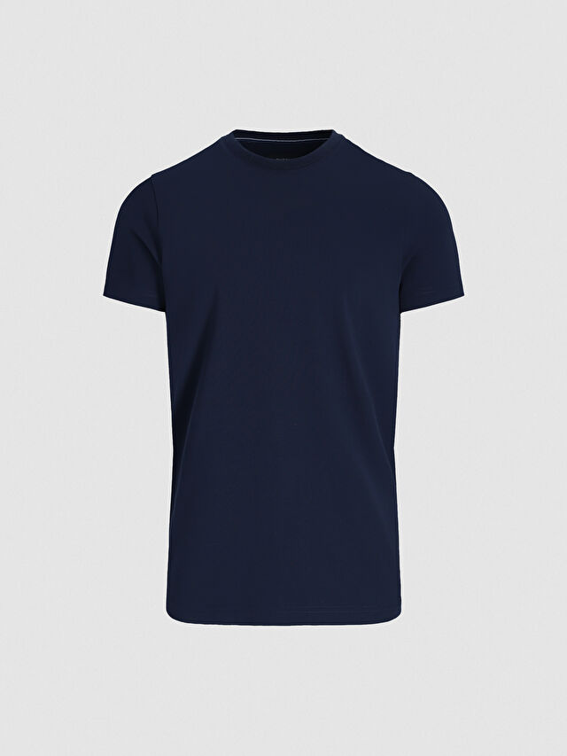 GRANATOWY T-SHIRT GASPANORF