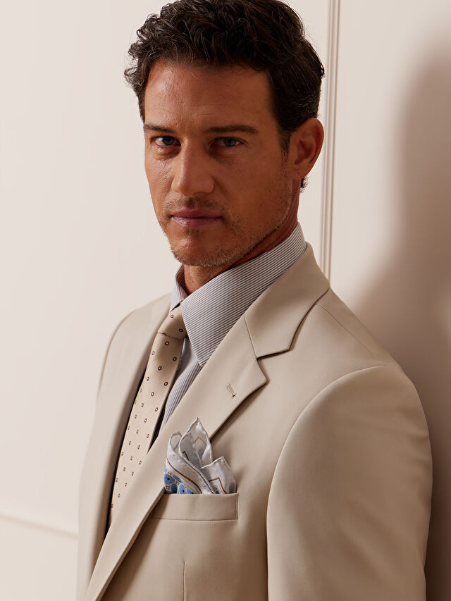 BEŻOWA MARYNARKA DO GARNITURU - MIKSUJ I ŁĄCZ