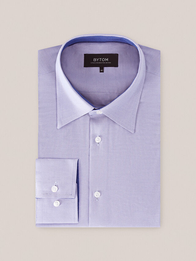 NIEBIESKA KOSZULA CAPRI DŁUGI RĘKAW