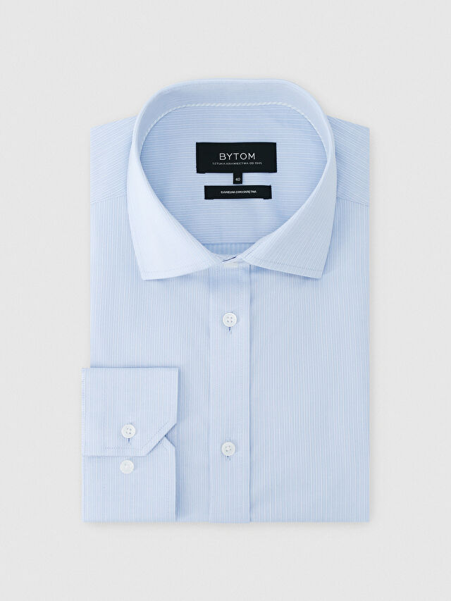 NIEBIESKA KOSZULA WINDSOR DŁUGI RĘKAW