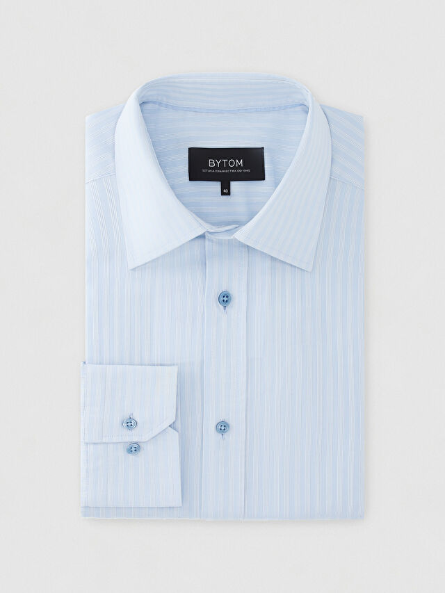 NIEBIESKA KOSZULA WINDSOR DŁUGI RĘKAW