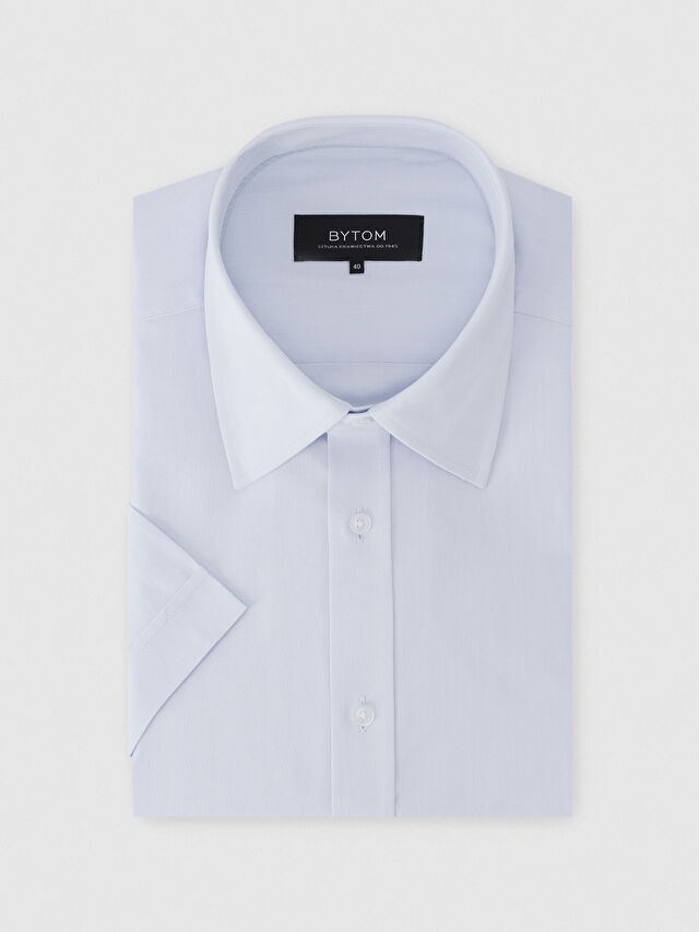 NIEBIESKA KOSZULA LUKKA KRÓTKI RĘKAW