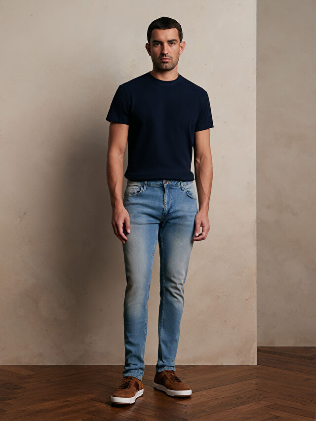 NIEBIESKIE JEANSY FARO