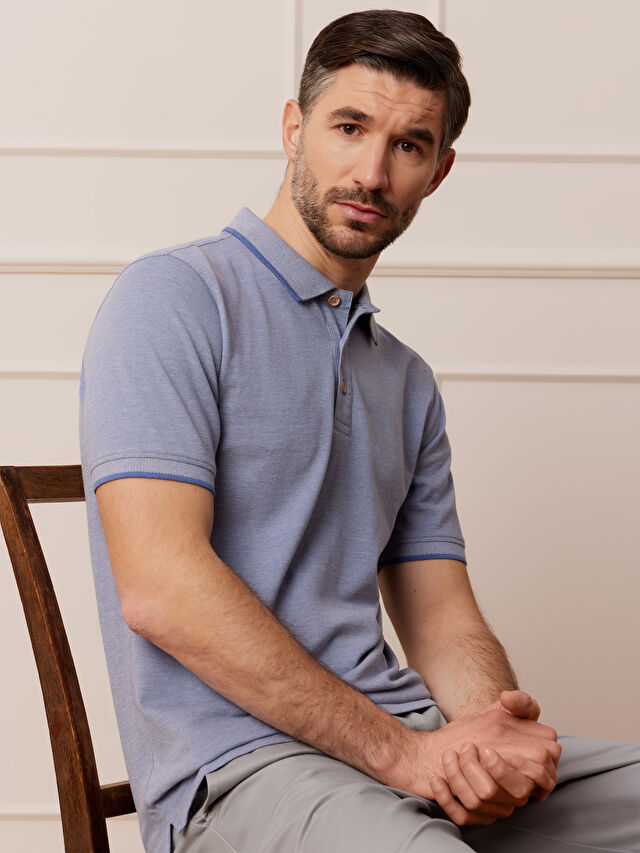 NIEBIESKIE POLO FORMBY