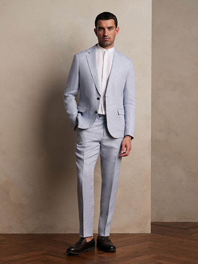 NIEBIESKIE SPODNIE DO GARNITURU - MIKSUJ I ŁĄCZ