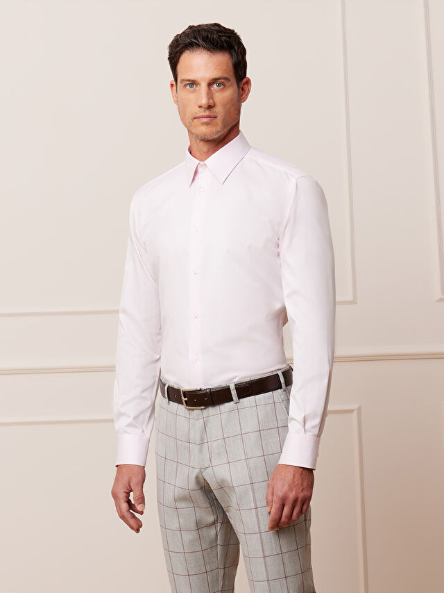 RÓŻOWA KOSZULA LUKKA DŁUGI RĘKAW