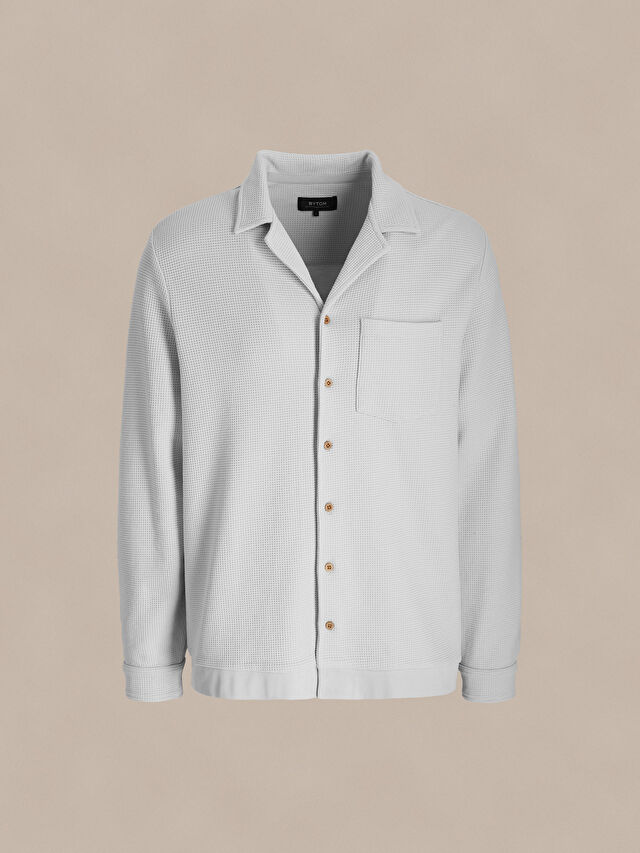 SZARA KOSZULA DŁUGI RĘKAW