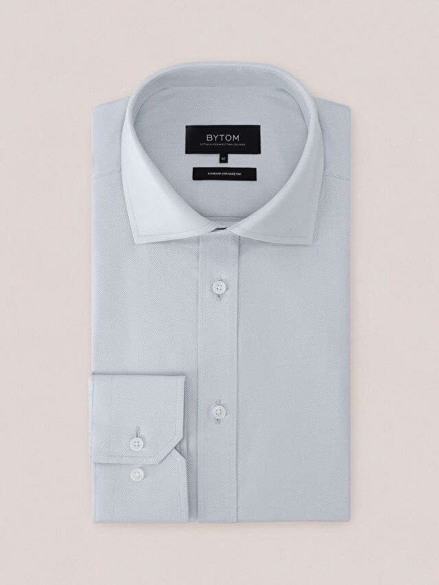 SZARA KOSZULA WINDSOR DŁUGI RĘKAW