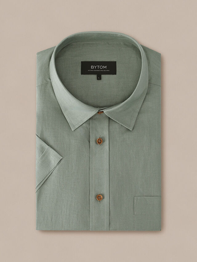 ZIELONA KOSZULA KR. RĘKAW