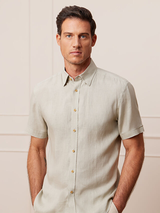 ZIELONA KOSZULA KRÓTKI RĘKAW