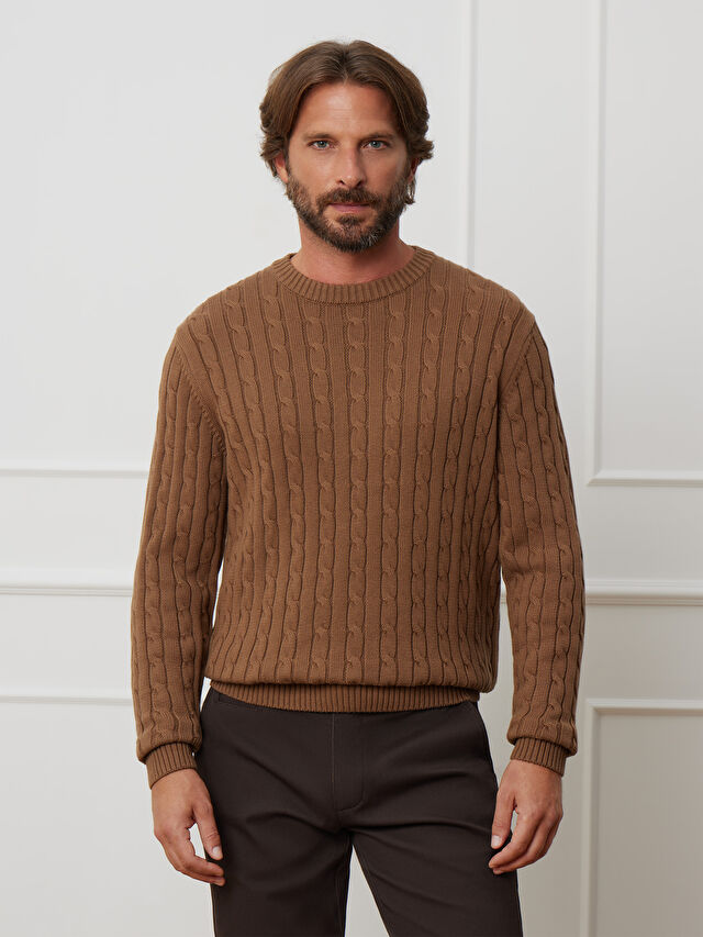 KAMELOWY SWETER CALARO