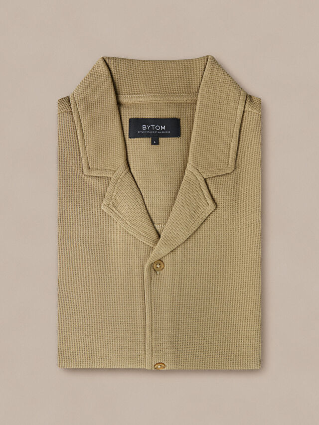 KOSZULA KHAKI KRÓTKI RĘKAW