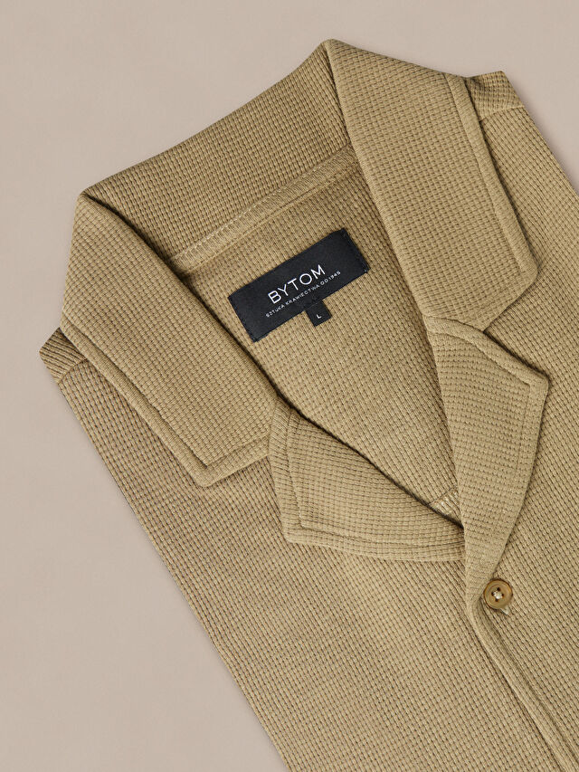 KOSZULA KHAKI KRÓTKI RĘKAW