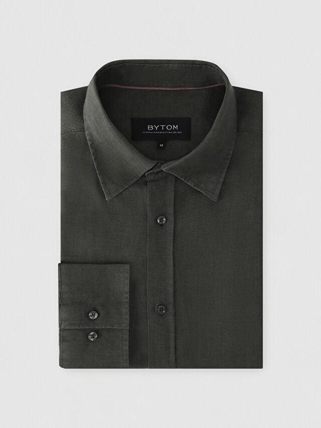 KOSZULA KHAKI CAPRI DŁUGI RĘKAW