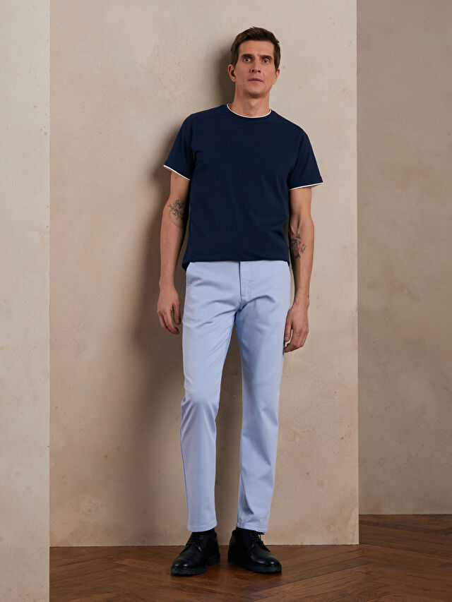 NIEBIESKIE SPODNIE WES