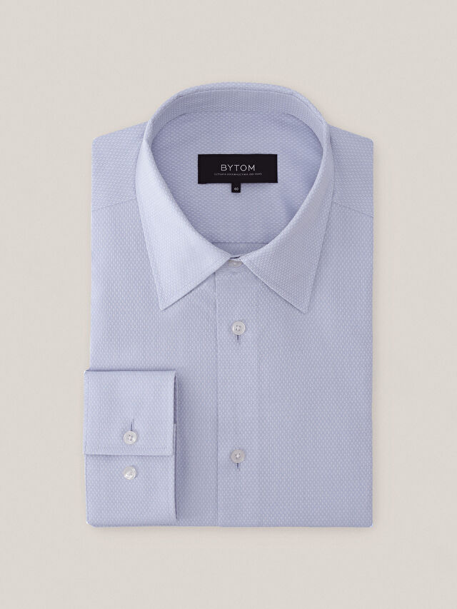 NIEBIESKA KOSZULA ROMA DŁUGI RĘKAW