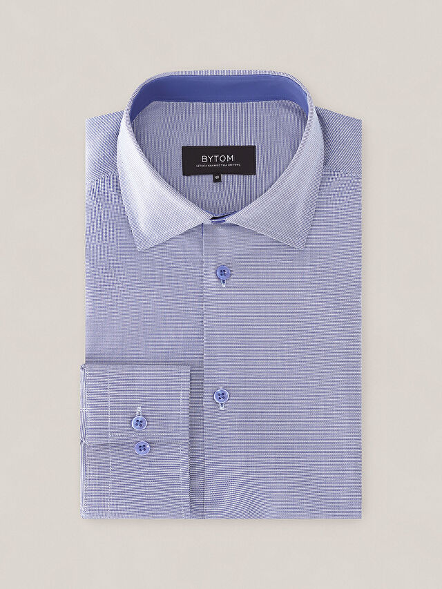 NIEBIESKA KOSZULA ROMA DŁUGI RĘKAW