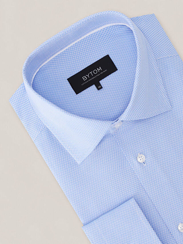 NIEBIESKA KOSZULA ROMA DŁUGI RĘKAW