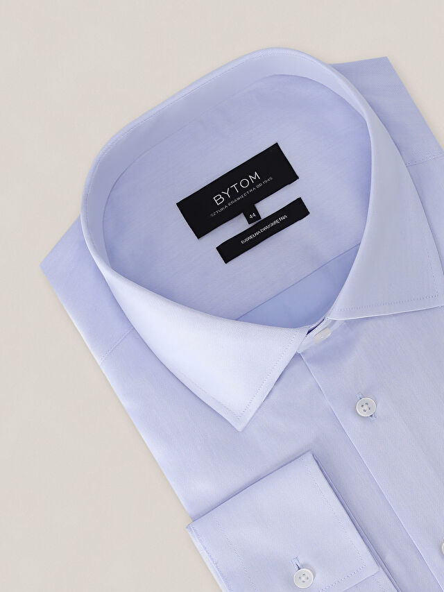 NIEBIESKA KOSZULA ROMA DŁUGI RĘKAW