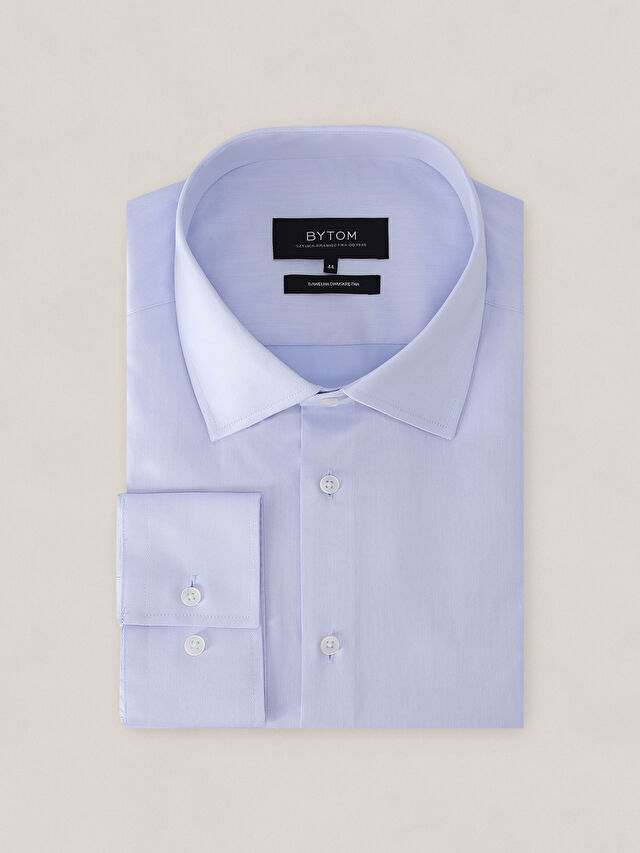 NIEBIESKA KOSZULA ROMA DŁUGI RĘKAW