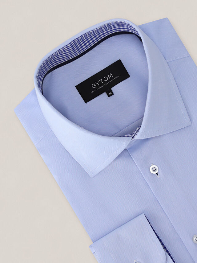 NIEBIESKA KOSZULA ROMA DŁUGI RĘKAW