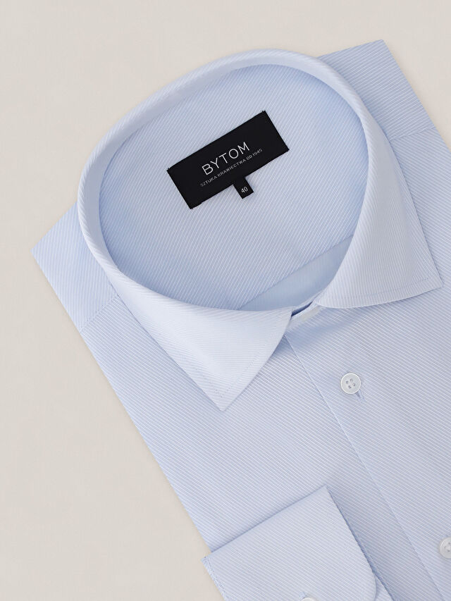 NIEBIESKA KOSZULA ROMA DŁUGI RĘKAW