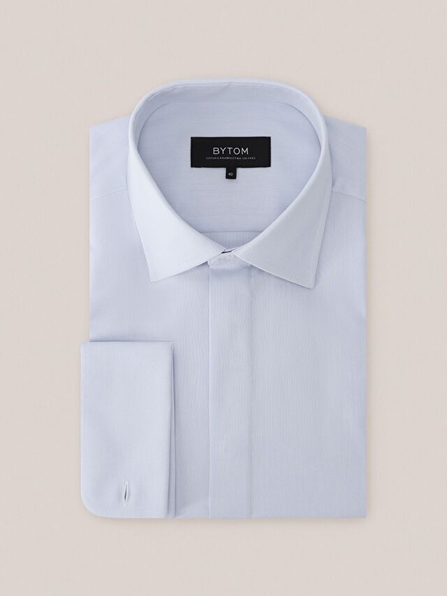 NIEBIESKA KOSZULA ROMA DŁUGI RĘKAW