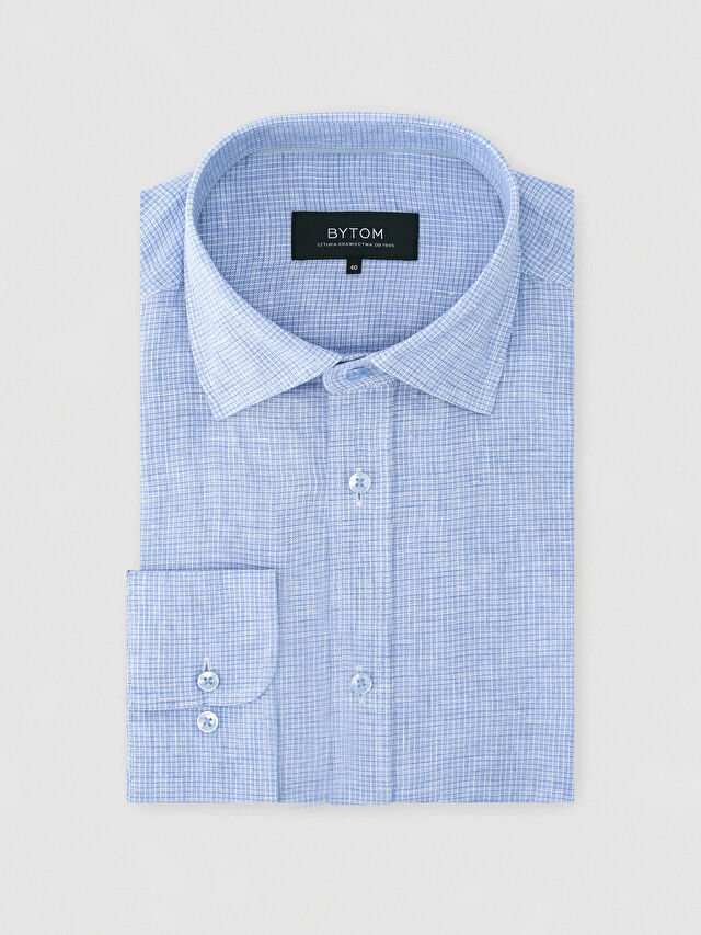 GRANATOWA KOSZULA ROMA DŁUGI RĘKAW