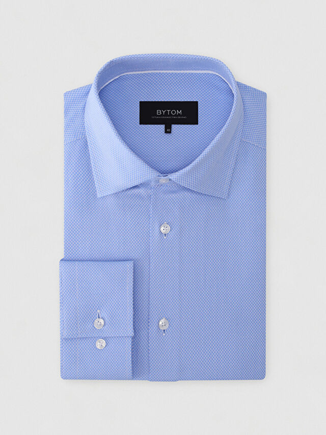 NIEBIESKA KOSZULA ROMA DŁUGI REKAW