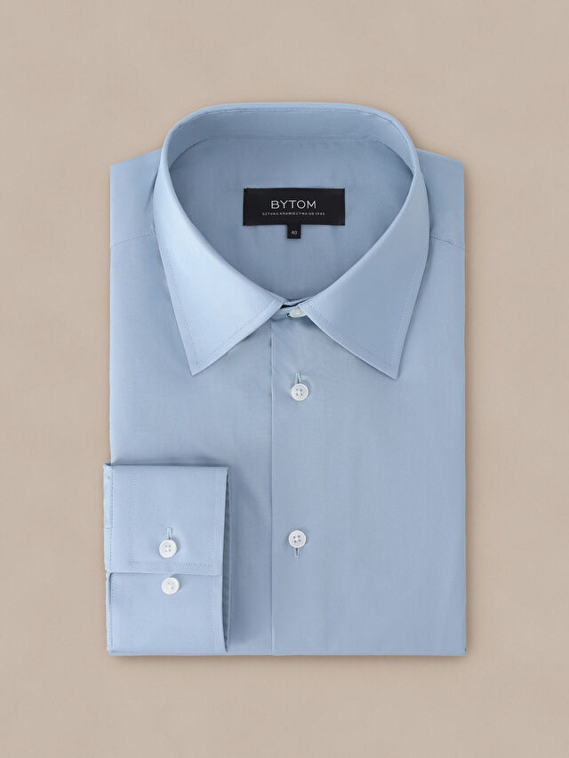 NEBIESKA KOSZULA DŁUGI RĘKAW