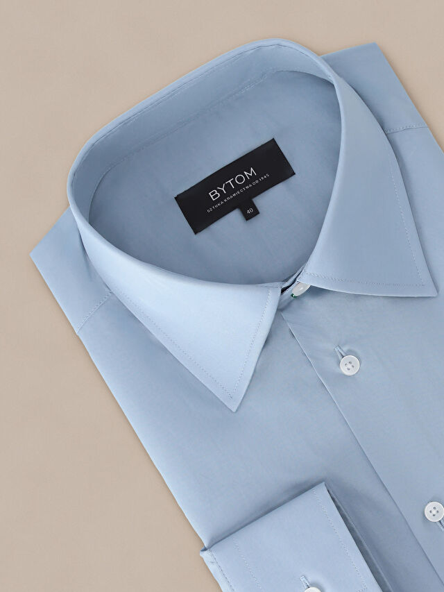 NEBIESKA KOSZULA DŁUGI RĘKAW