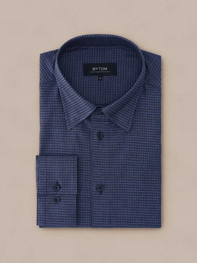 NIEBIESKA KOSZULA DŁUGI RĘKAW