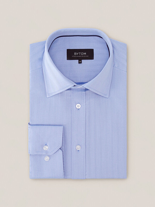 NIEBIESKA KOSZULA DŁUGI RĘKAW