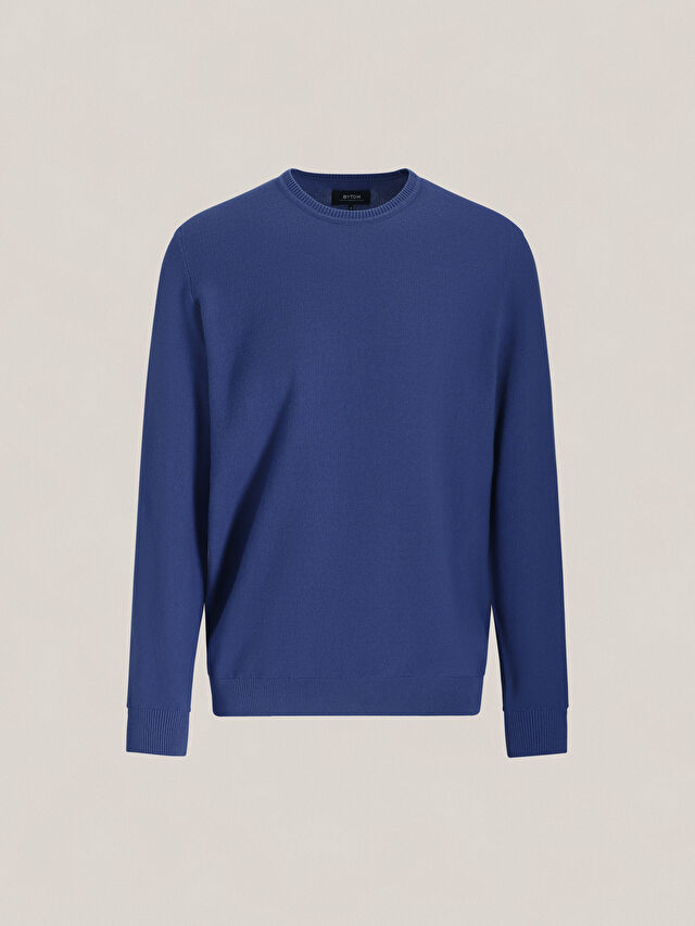 NIEBIESKI SWETER DONEGAL